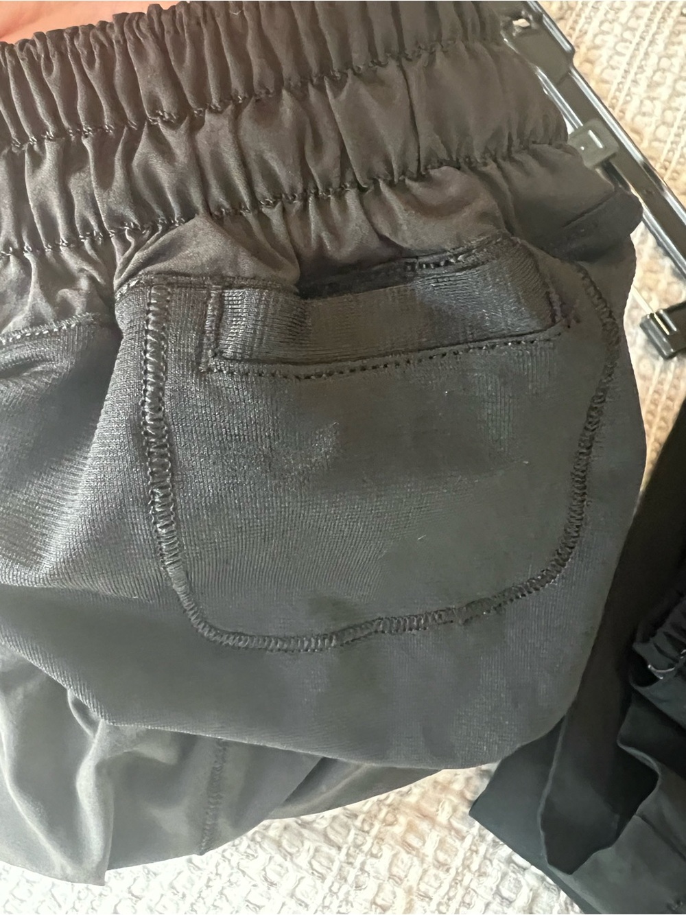 lululemon athletica Black Athletic Shorts with Mesh Insets - Picture 8 of 8